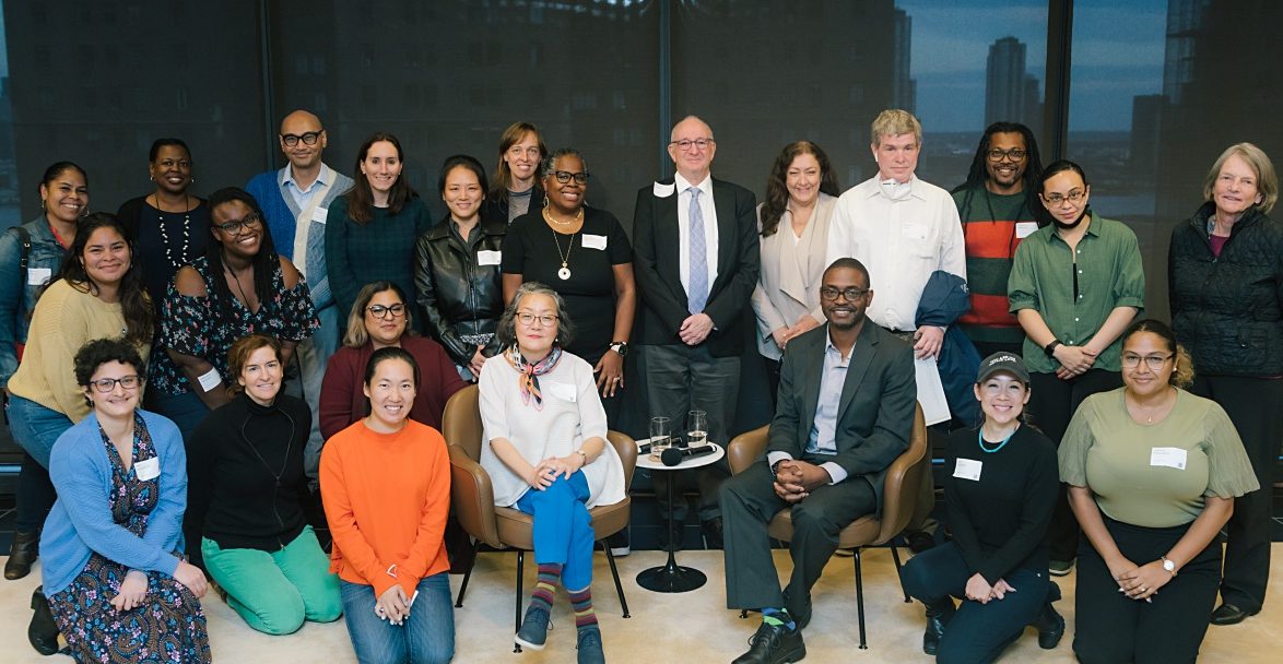 Fellows gathered together during a graduation event